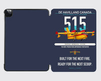Thumbnail for De Havilland Canadair 515 design on navy blue ipad tablet case