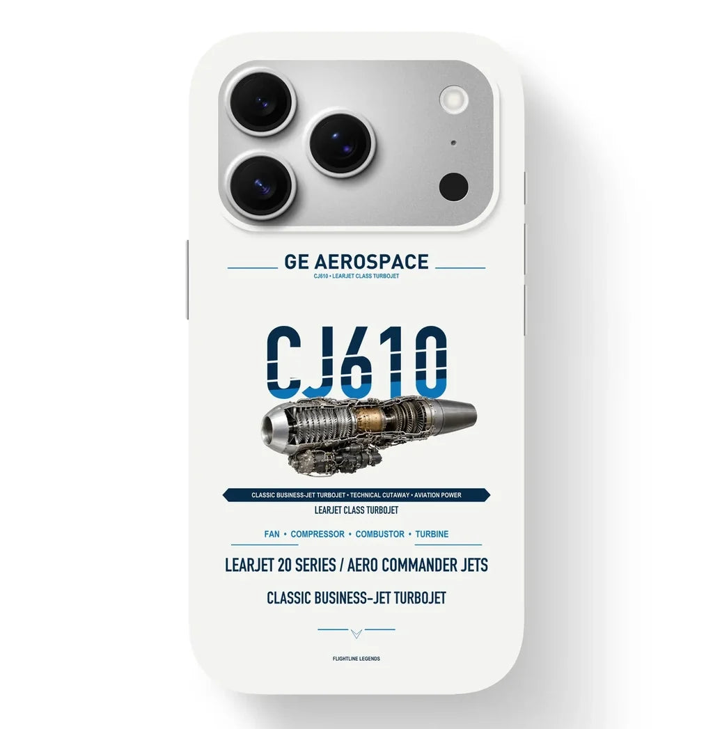 CJ610 Case design on white iphone case