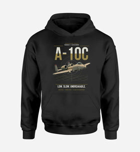 Single-Side Printing — A-10C Thunderbolt II Double-Side Hoodie