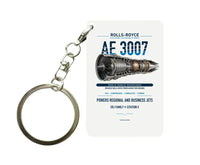 Thumbnail for AE 3007 Key Chain design on white key chain