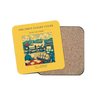 Thumbnail for The First Flight Cover - Designed Coasters design on yellow 1-piece