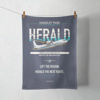 Thumbnail for Handley Page HPR.7 Dart Herald design on navy blue towel