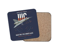 Thumbnail for Dassault Mirage IIIC design on navy blue 1 piece coaster