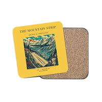 Thumbnail for The Mountain Strip - Designed Coasters design on yellow 1-piece