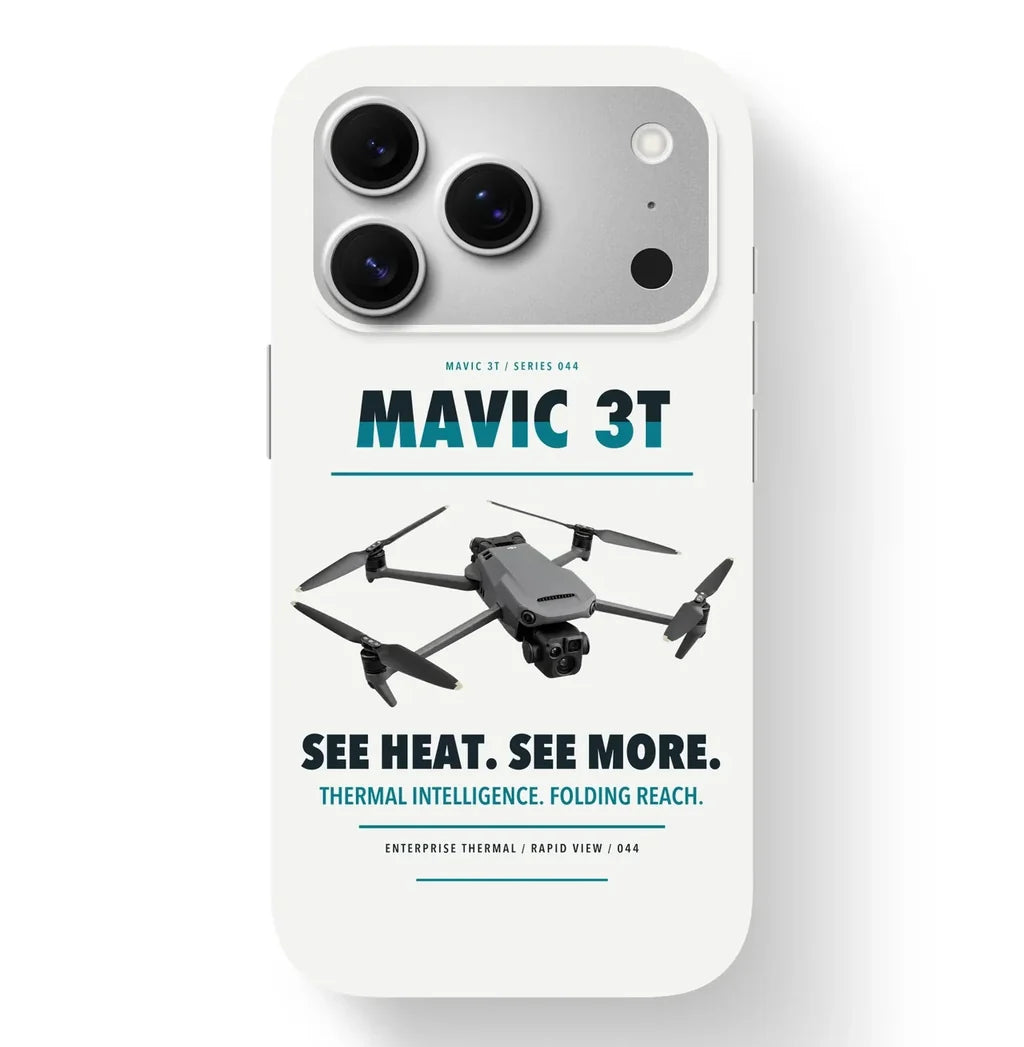 DJI Mavic 3 Thermal Case design on white iphone case