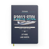 Thumbnail for Tecnam P2012 STOL design on navy blue notebook