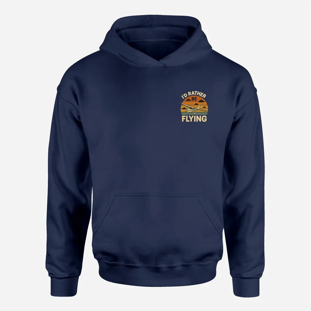 Customisable I'd Rather Be Flying Hoodie - view 16