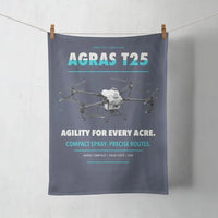 Thumbnail for DJI Agras T25 design on navy blue towel