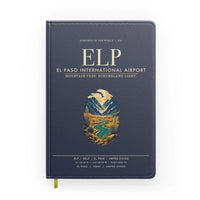 Thumbnail for El Paso International Airport (ELP) design on navy blue notebook