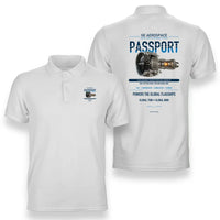 Thumbnail for PASSPORT design on white polo