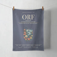 Thumbnail for Norfolk International Airport (ORF) design on navy blue towel