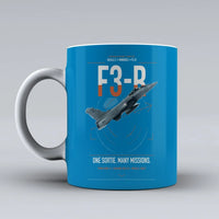 Thumbnail for Dassault Rafale C — F3-R standard design on turquoise ceramic mug, double-side print