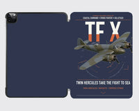 Thumbnail for Bristol Beaufighter TF X design on navy blue ipad tablet case