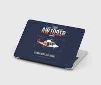 Thumbnail for Leonardo AW109SP GrandNew design on navy blue MacBook case