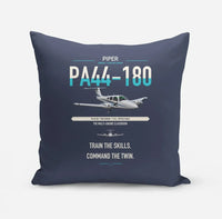Thumbnail for Piper PA-44-180 Seminole design on navy blue pillow