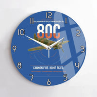 Thumbnail for IAR 80C design on blue no frame wall clock