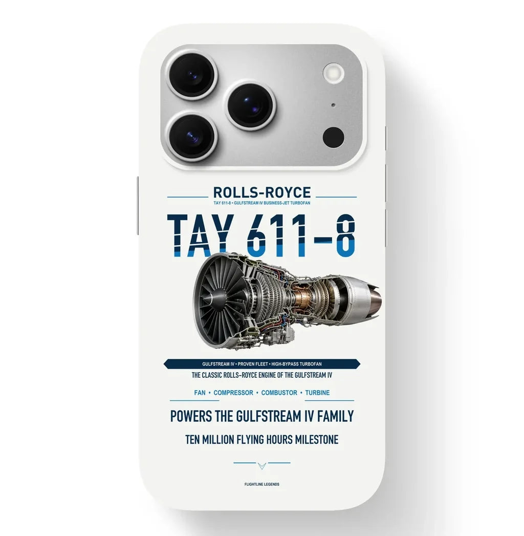 TAY 611-8 Case design on white iphone case
