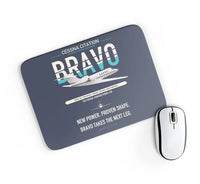 Thumbnail for Cessna Citation Bravo design on navy blue rectangle mouse pad