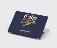Thumbnail for Macchi C.202 Folgore design on navy blue MacBook case