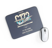 Thumbnail for Cessna 172 Skyhawk design on navy blue rectangle mouse pad