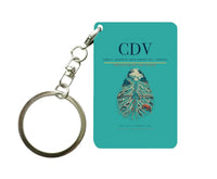 Thumbnail for Merle K. (Mudhole) Smith Airport (CDV) design on turquoise key chain