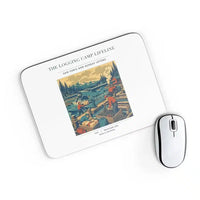 Thumbnail for VINTAGE G4488 - The Logging Camp Lifeline - Designed Mouse Pads design on white rectangle
