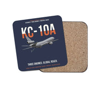 Thumbnail for KC-10A EXTENDER design on navy blue 1 piece coaster