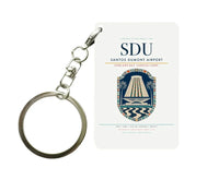 Thumbnail for Santos Dumont Airport SDU Key Chain design on white key chain