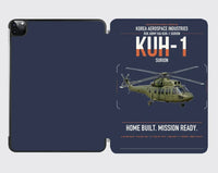 Thumbnail for Korea Aerospace Industries KUH-1 Surion design on navy blue ipad tablet case