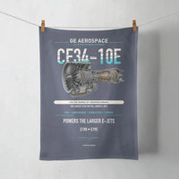 Thumbnail for CF34-10E design on navy blue towel