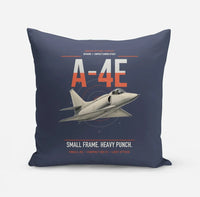 Thumbnail for A-4E Skyhawk design on navy blue pillow