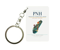 Thumbnail for Phnom Penh International Airport PNH Key Chain design on white key chain