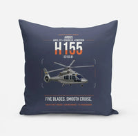 Thumbnail for Airbus H155 EC155 B1 design on navy blue pillow