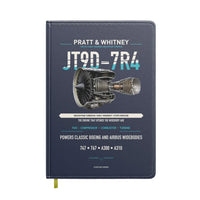 Thumbnail for JT9D-7R4 design on navy blue notebook