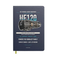 Thumbnail for HF120 design on navy blue notebook