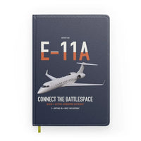 Thumbnail for E-11A BACN design on navy blue notebook