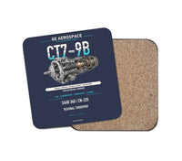 Thumbnail for CT7-9B design on navy blue 1 piece coaster