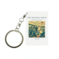 Thumbnail for VINTAGE G4009 - The Training Field - Designed Key Chain design on white