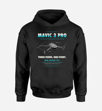 Thumbnail for DJI Mavic 3 Pro design on black hoodie single side
