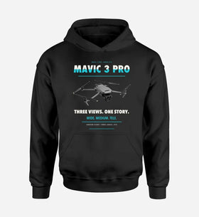 Single-Side Printing — DJI Mavic 3 Pro Drone Double-Side Hoodie