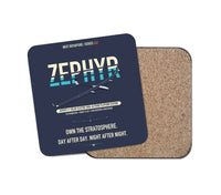 Thumbnail for Airbus Zephyr S design on navy blue 1 piece coaster