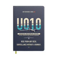 Thumbnail for Airbus U010 Aliaca VTOL design on navy blue notebook