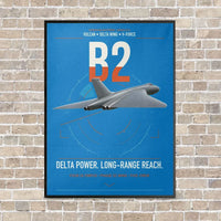 Thumbnail for Avro Vulcan B2 vertical canvas print - framed - turquoise background