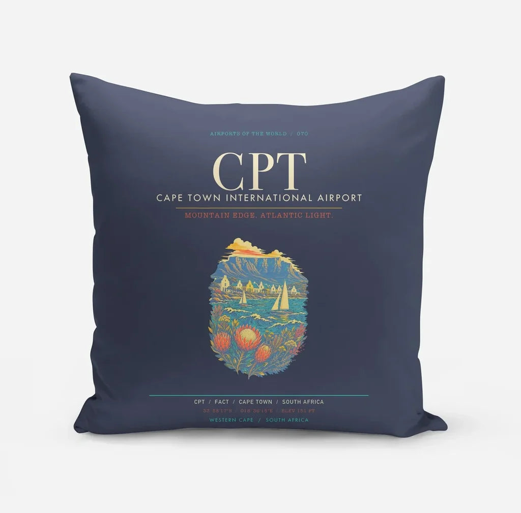 Cape Town International Airport CPT - Navy Blue