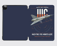 Thumbnail for Dassault Mirage IIIC design on navy blue ipad tablet case