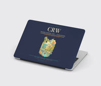 Thumbnail for Yeager Airport (CRW) design on navy blue MacBook case