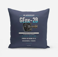 Thumbnail for GEnx-2B design on navy blue pillow