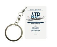 Thumbnail for British Aerospace ATP Key Chain design on white key chain