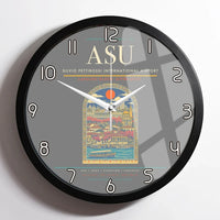 Thumbnail for Silvio Pettirossi International Airport ASU Wall-Clock Framed - Gray