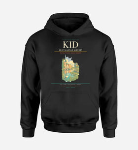 Single-Side Printing — Kristianstad Airport (KID) Double-Side Hoodie